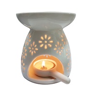 Ceramic Candle Holder Wax Melt Oil Burner Diffuser Aromatherapy Furnace