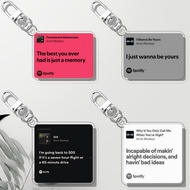 GANTUNGAN Arctic Monkey Keychain Spotify Lyrics | Spotify Arctic Monkey UV Printed Lyrics Keychain 2
