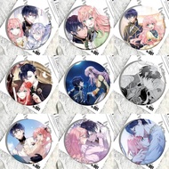 Anime 7th Time Loop Round Badge Creative Brooch Clothing Backpack Accessories Lapel Pin