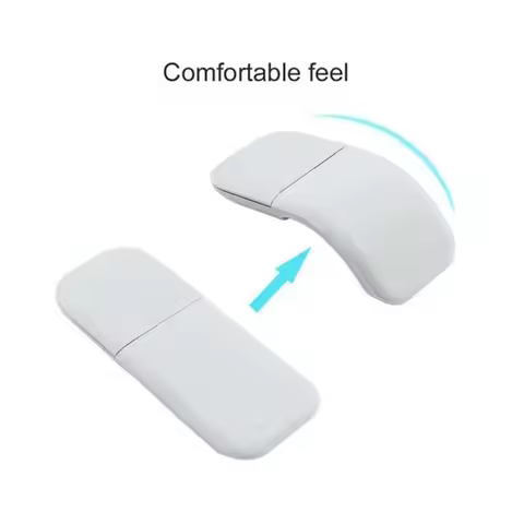 Wireless Ergonomic Mouse Folding Bluetooth Mouse Bluetooth Foldable Wireless Ergonomic Arc Touch Com