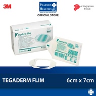 3M Tegaderm Transparent Film Dressing, 6cm x 7cm, 1624W