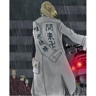 Revengers Pria Mikey Anime Manjiro Manji Tokyo Jubah Sano Jaket Tokyo