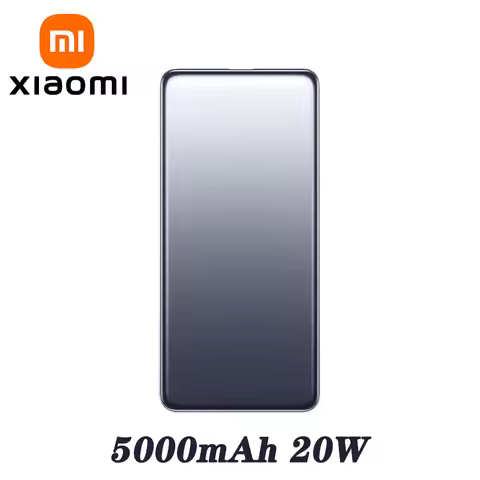 XIAOMI Ultra Slim Power Bank 5000 mAh 20W MAX PB0520MI,Card‑Style USB‑C Fast Charge, Dual‑Way,10 mm 