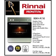 Rinnai RBO-5CSI Built-In Oven 4 Functions | Finger Print Proof | Local Warranty | Express Free Delivery