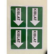 STICKER ARAH KIBLAT SOLAT