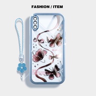 YBD Phone Case For Samsung Galaxy A50 A50S A30S A307 A03S A02S M02S A025 A307 Korean Style Smudged B