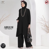 Mewah Exclusive Suit Abaya ARIANI | Baju Muslimah Dress Premium Ironless Clothing Set