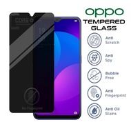 Tempered Glass Anti Spy Oppo F1 F1+ F1S F5 F7 F9 F9 Pro F11 F11 Pro F15 F17 F17 Pro F19 F19 Pro+