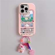 Cute Scooter KT Cat Case For VIVO Y17 Y15 S1 Y7S V17 V20 Pro S7 V23 S12 Y03 Y03T Y18 Y18i Y28S Y15S 