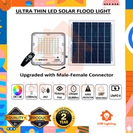 Ultra Thin LED Solar Flood Light 100W 200W 300W Solar outdoor lighting LED Solar Spotlight IP67