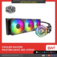 COOLER MASTER MASTERLIQUID 360 ATMOS AIO CPU COOLER BLACK 100% GENUINE