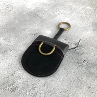 【日本直送 精品二手包】LOEWE 羅威 鑰匙包 黑色 Anagram 壓紋 皮革 vintage 中古 經典 baerut