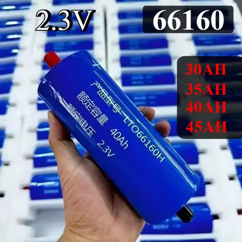 Yinlong Original 2.3v LTO 66160 40AH 45AH Lithium Titanate Battery 10c DIY 12V 24V 48V Rv Solar Spea