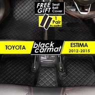 TOYOTA ESTIMA ACR50 2012 2013 2014 2015 Premium 6D PU Leather Car Carpet Full Side Protection Car Ma