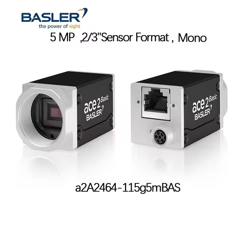 Basler a2A2464-115g5cBAS,a2A2464-115g5mBAS, OG05C Sensor Type 5.0MP Industrial Camera