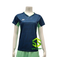 [Y3319B Navy] YNX Import Go Premium Quick Dry Ladies Badminton Shirt Latest Women's Badminton Shirt 