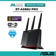 ASUS RT-AX86U PRO AX5700 DUAL BAND WIFI 6 GAMING ROUTER WITH 2.5G PORT, GAMING PORT, MOBILE GAME MOD