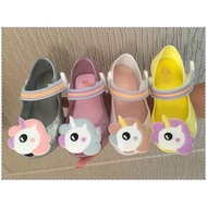 Cartoon cute baby shoes Antiskid girl shoes of Unicorn jelly