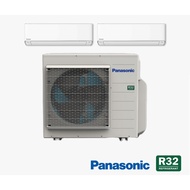 PANASONIC AIR CONDITIONER R32 MULTI-SPLIT INVERTER SYSTEM 2 + 60 MONTH WARRANTY + FREE BONUS $100 VOUCHER*