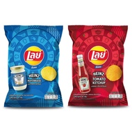 Keripik LAYS Potato Chips Heinz - Mayonnaise & Tomato Ketchup