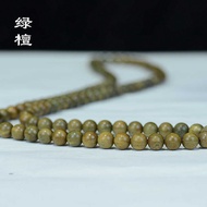 Authentic Argentina Green Sandalwood 6/8 Grain Mixed Grain 108 Beads Prayer Beads Sandalwood Wood Un