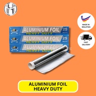 KBM 25 SQ.FT Aluminium FOIL (7.62m x 30.5cm) / BAKING ALUMINIUM FOIL - 1 ROLL