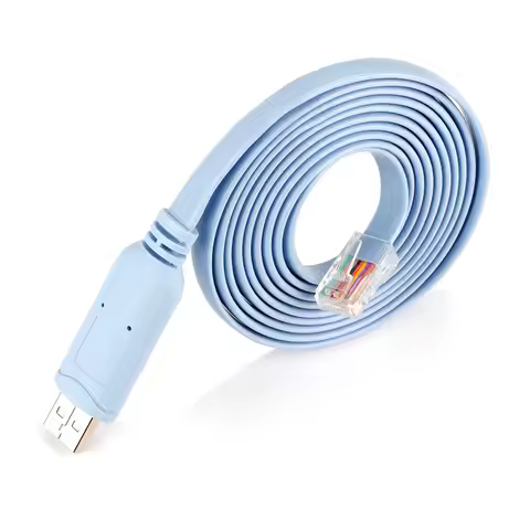Premium Quality Console Cable with USB to RJ45 Interface FTDI FT232RL for Cisco and Huawei Switches 