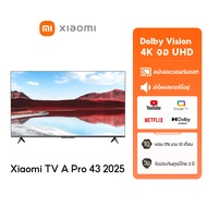 Xiaomi TV A Pro 43/55/65 4K UHD Google สมาร์ททีวี การออกแบบไร้ขอบ ดิจิตอลทีวี Google Netflix Youtube