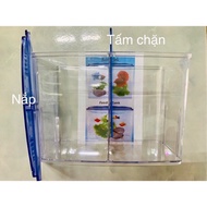 2-compartment Mini Betta Fish Tank - Desktop Mica Plastic Fish Tank