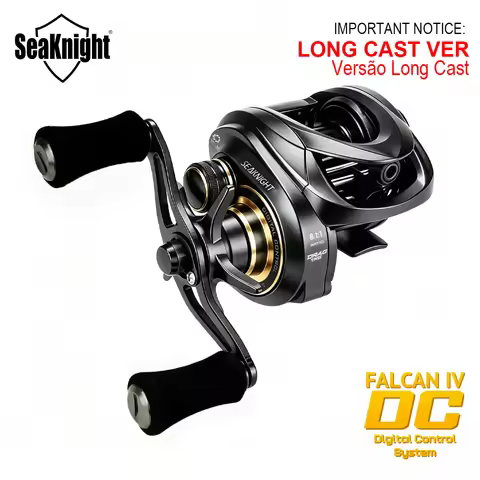 SeaKnight Brand FALCAN IV DC 8.1:1 Series Baitcasting 10+1BB Carbon Fiber Drag System 7kg/15lbs Bras
