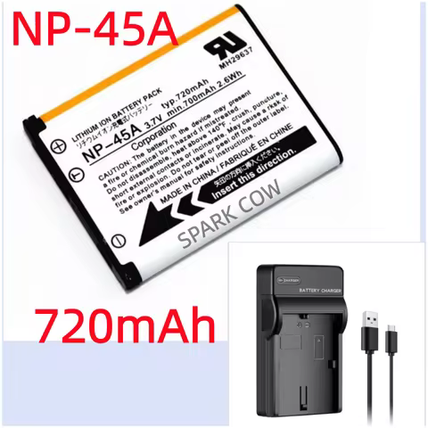 high performance NP-45A NP 45A Camera Battery or Charger For FUJIFILM NP-45 45B 45S XP10 XP11 J38 Z7