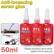 50ml 242/243/271 Sealing Screw Glue Retainer Locking Adhesive Metal Screw Anaerobic Adhesive