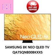 SAMSUNG 75INCH QA75QN800BKXXS 8K NEO QLED SMART TV , 8K MINI LED , NEURAL QUANTUM PROCESSOR WITH INFINITY ONE DESIGN + 1 CONNECT BOX , SLIM WALLMOUNT INCLUDED , TOP PERFORMANCE 8K TV , LIMITED STOCKS AVAILABLE *75QN800B*