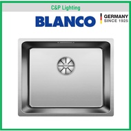 Blanco Andano 500-U 50cm Single Bowl Undermount Stainless Steel Kitchen Sink