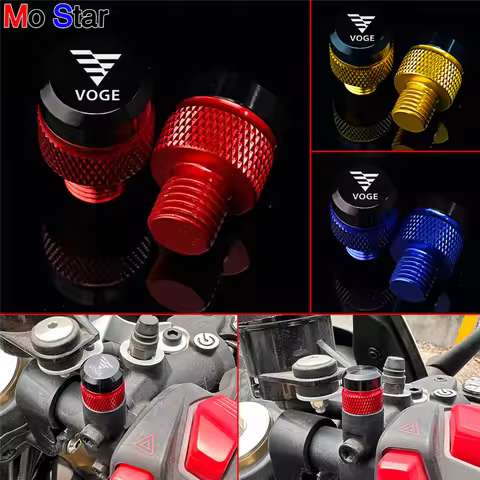 VOGE Accessories Motorcycle M10*1.25 CNC Mirror Hole Plugs Screws Bolt For VOGE 200AC 300AC 300R 300