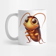 Cute Cockroach Motif Mug by Dmytro