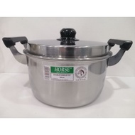 26cm stainless steel double handle pot