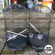 ancak ansang jaring tatakan bawah sangkar lovebird full diameter 32 cm Jeruji alas Sangkar besi love