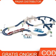 Children's Toys FAST Train 69PCS Puzzle Function Toy DIY To Assembly Train Express Children DIY Trac