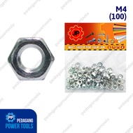 M 4 NUT - JP M4 BOLT NUT CONTENTS 100 PCS