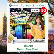 Taiwan Sim Card 5G (Daily 1GB-3GB l 5GB - 30GB) GOGO Roaming Travel Sim Card Taiwan