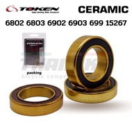 Ceramic Bicycle Wheel Bearing For Bicycles Premium Grade TOKEN Brand 6802 6803 15267 699 6902 6903