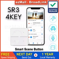 BroadLink 4 Gang Smart Scene Switch Push Button Remote Control By Battery