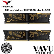 Teamgroup T-Force Vulcan TUF Gaming Alliance DDR4 (8GBx2) 16GB 3200MHz Desktop Gaming Memory