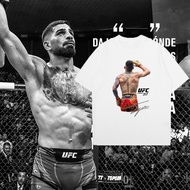 Baju Lengan pendek Ilia Topuria-Champion King Graphic Printed Tee Short-Sleeved T-Shirt S-5XL #04