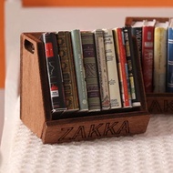 Tadill Dollhouse Bookcase Handmade Furniture Household Accessories Doll Accessories Decoration for B