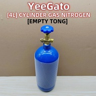 [4L] CYLINDER GAS NITROGEN/OXYGEN EMPTY TANK HVAC WELDING HEAVY DUTY INDUSTRIAL / GAS TEKANAN TINGGI