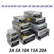 สวิตช์จ่ายไฟสลับ DC 3V 5V 6V 12V 13.8V 15V 18V 20V 24V 26V 28V 36V 48V 3A 5A 10A 15A 20A หม้อแปลงกระ
