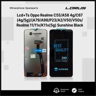 Lcd+Ts Oppo Realme C55/A58 4g/C67(4g/5g)/(A79/A98/P23/A2/V50/V50s/Realme 11/11x/K11x(5g) Sunshine Bl