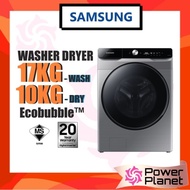 Samsung 17kg/10kg Washer Dryer with Ecobubble WD17T6300GP/SP Washing Machine